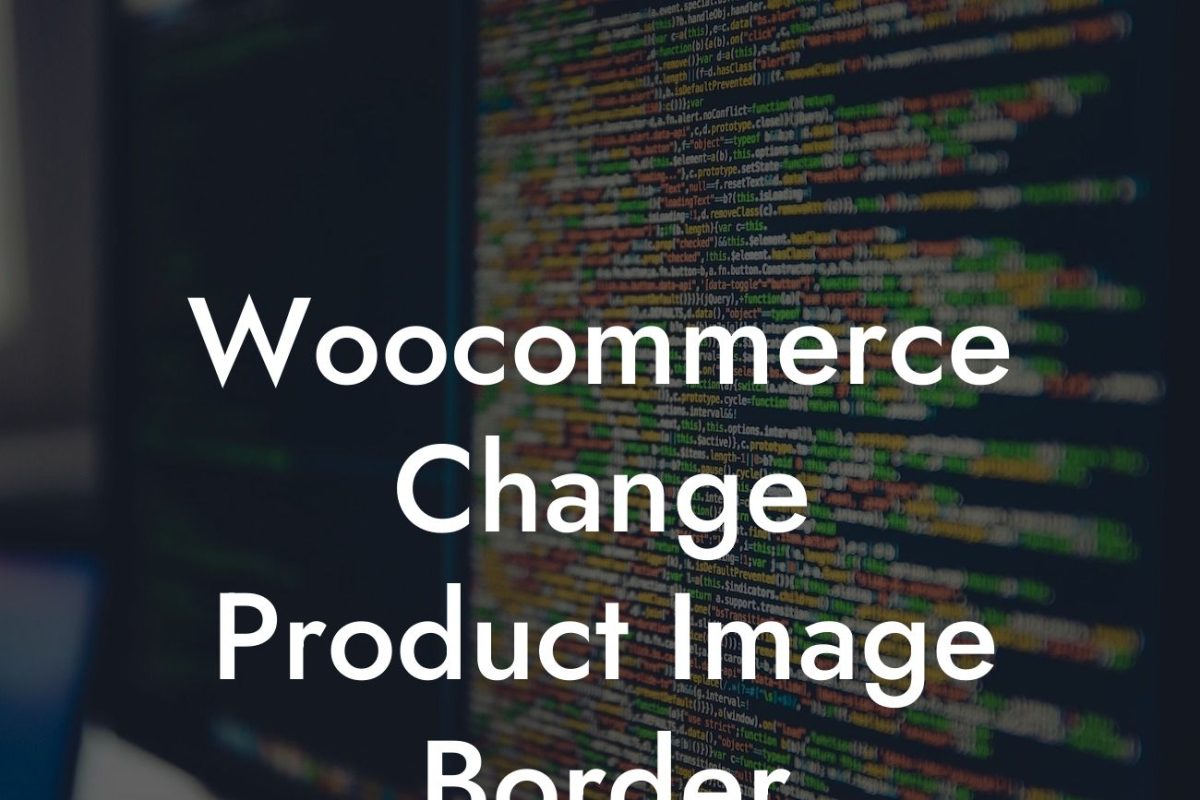 Woocommerce Change Product Image Border