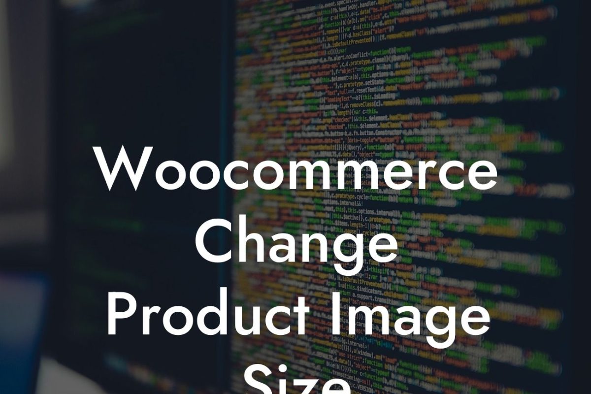 Woocommerce Change Product Image Size