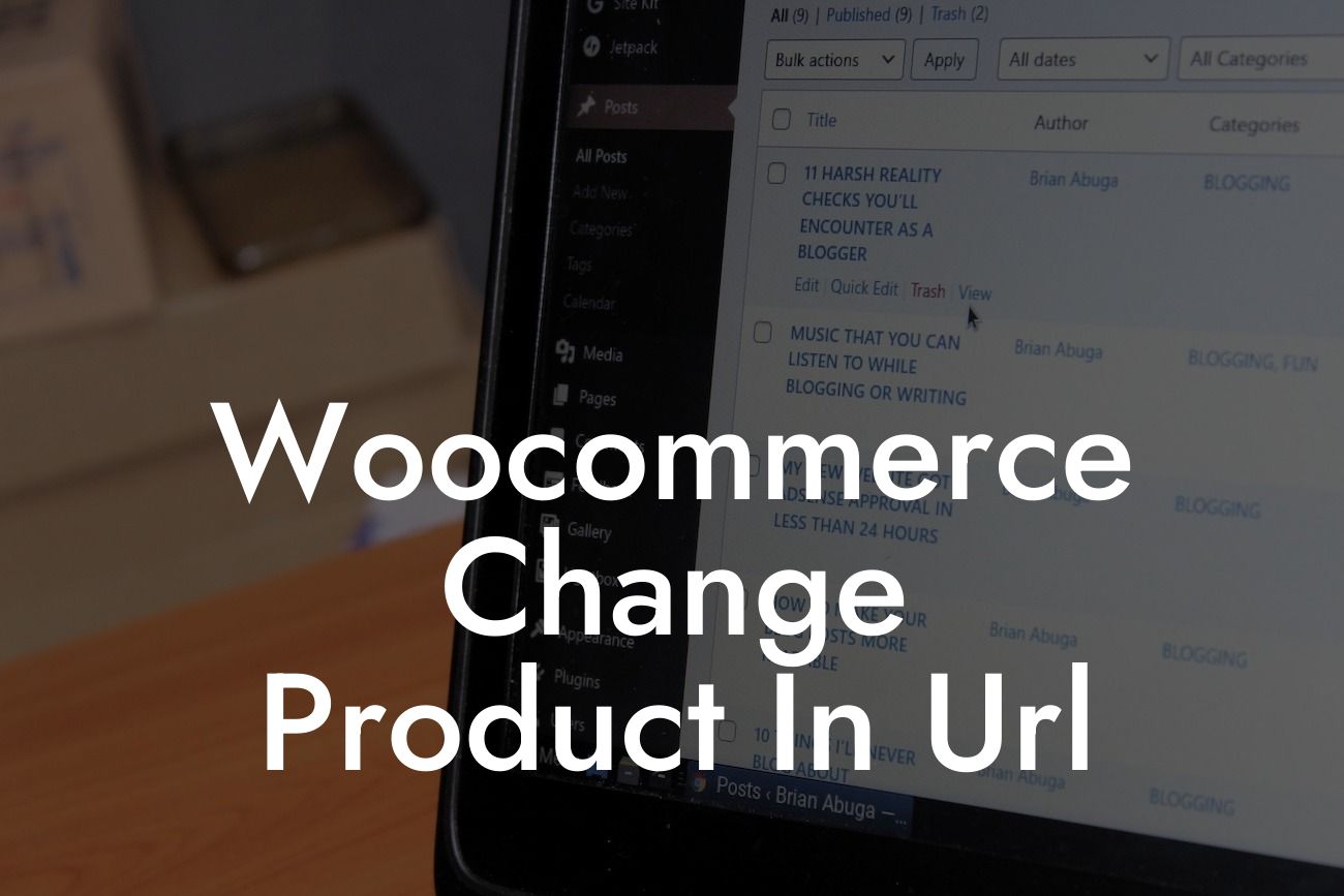 Woocommerce Change Product In Url