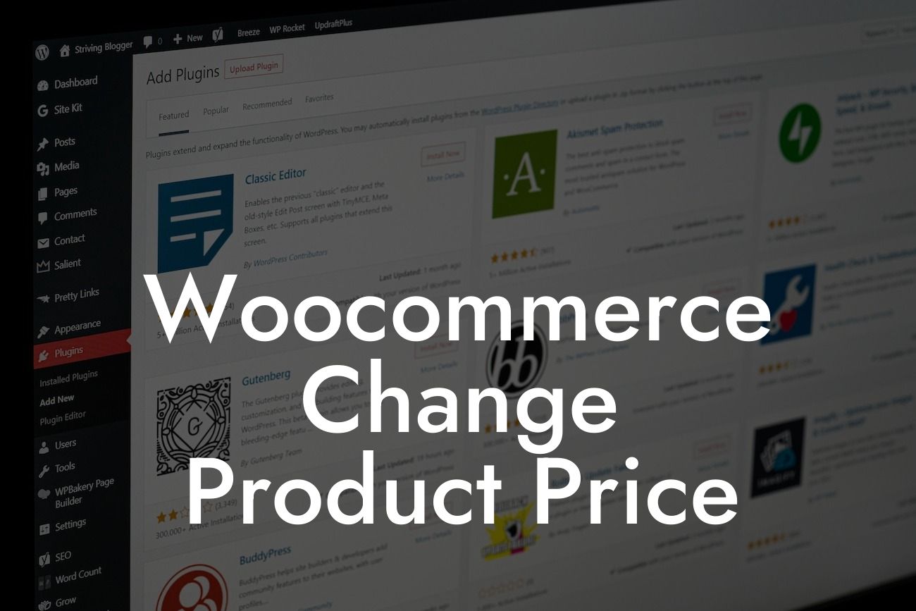 Woocommerce Change Product Price