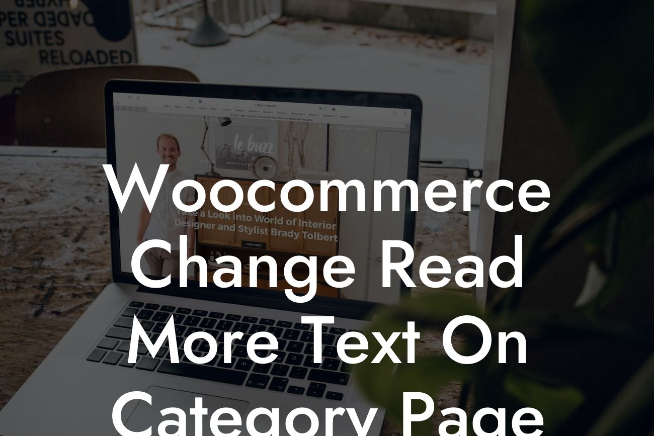 Woocommerce Change Read More Text On Category Page