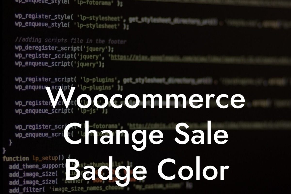 Woocommerce Change Sale Badge Color