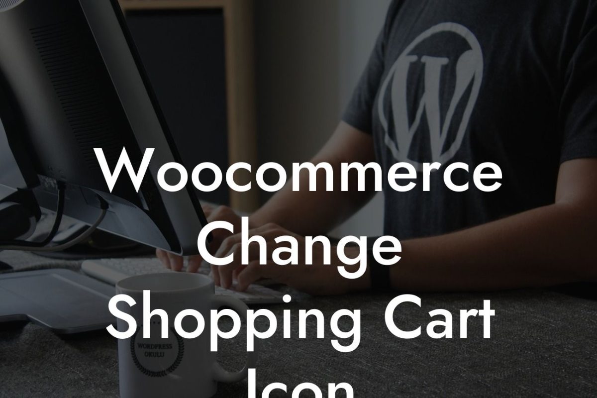 Woocommerce Change Shopping Cart Icon