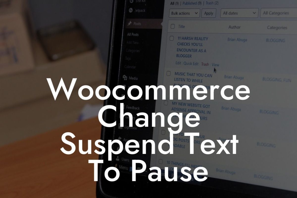 Woocommerce Change Suspend Text To Pause