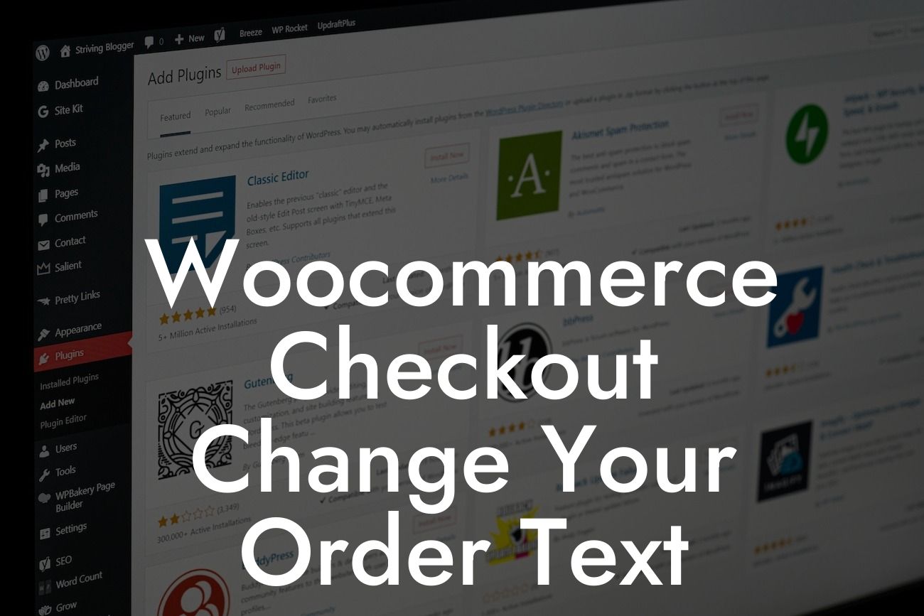 Woocommerce Checkout Change Your Order Text