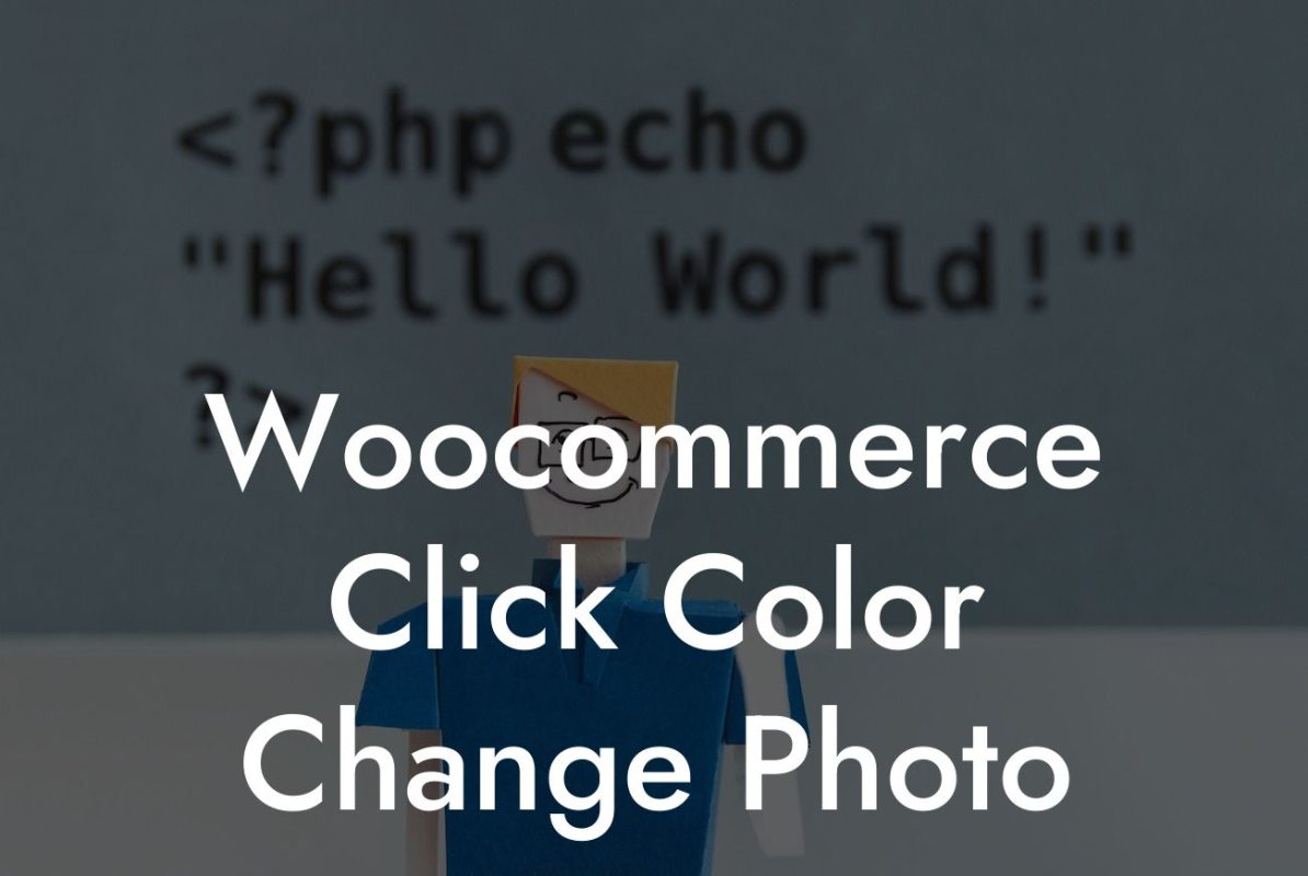 Woocommerce Click Color Change Photo