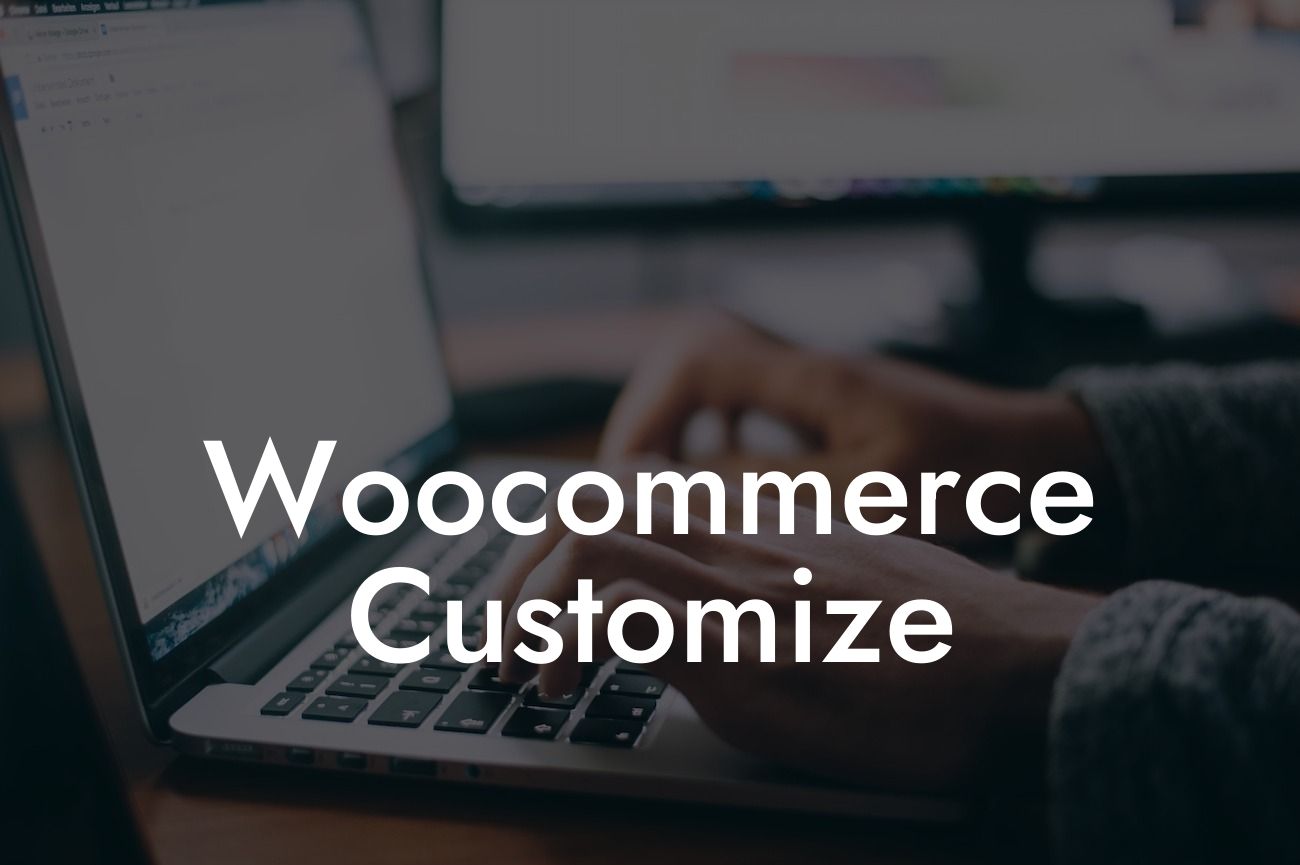 Woocommerce Customize