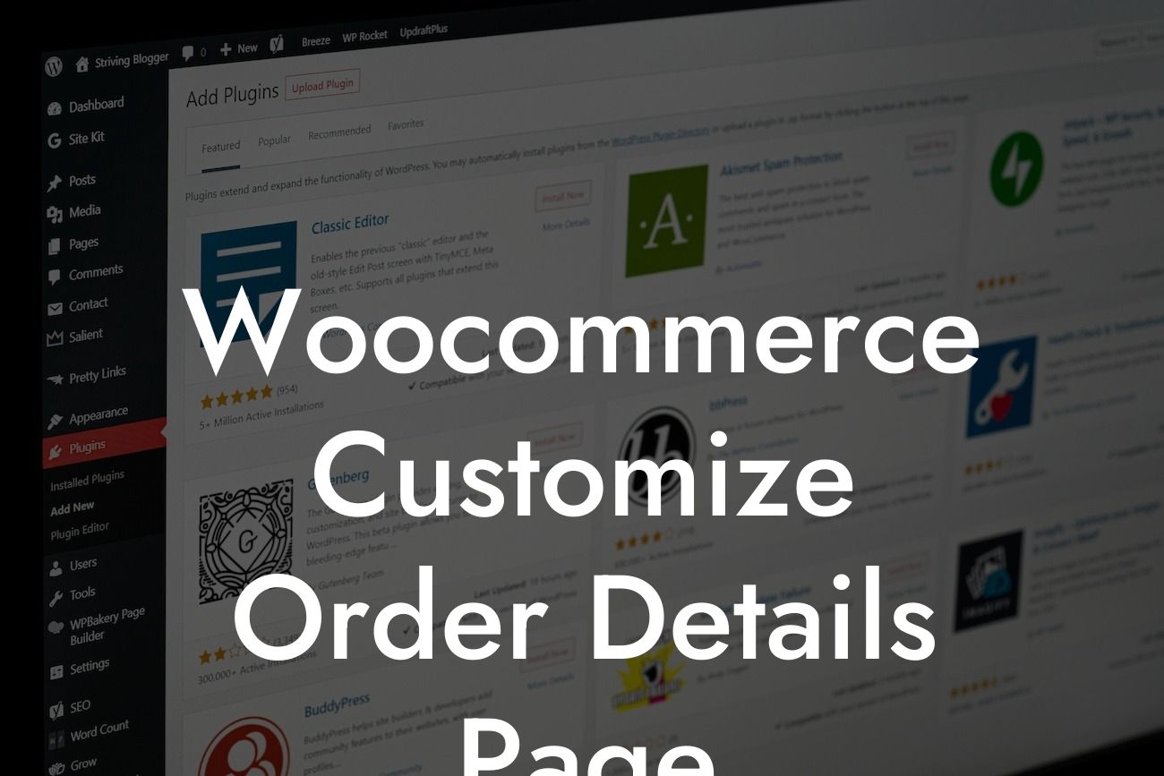 Woocommerce Customize Order Details Page