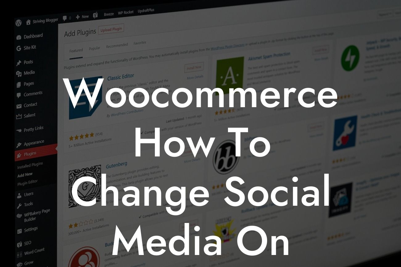 Woocommerce How To Change Social Media On Product Page