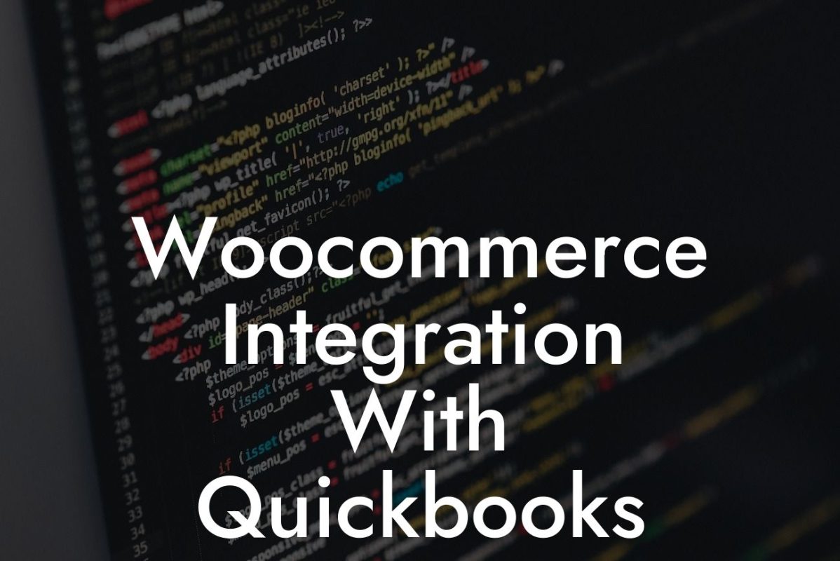 Woocommerce Integration With Quickbooks