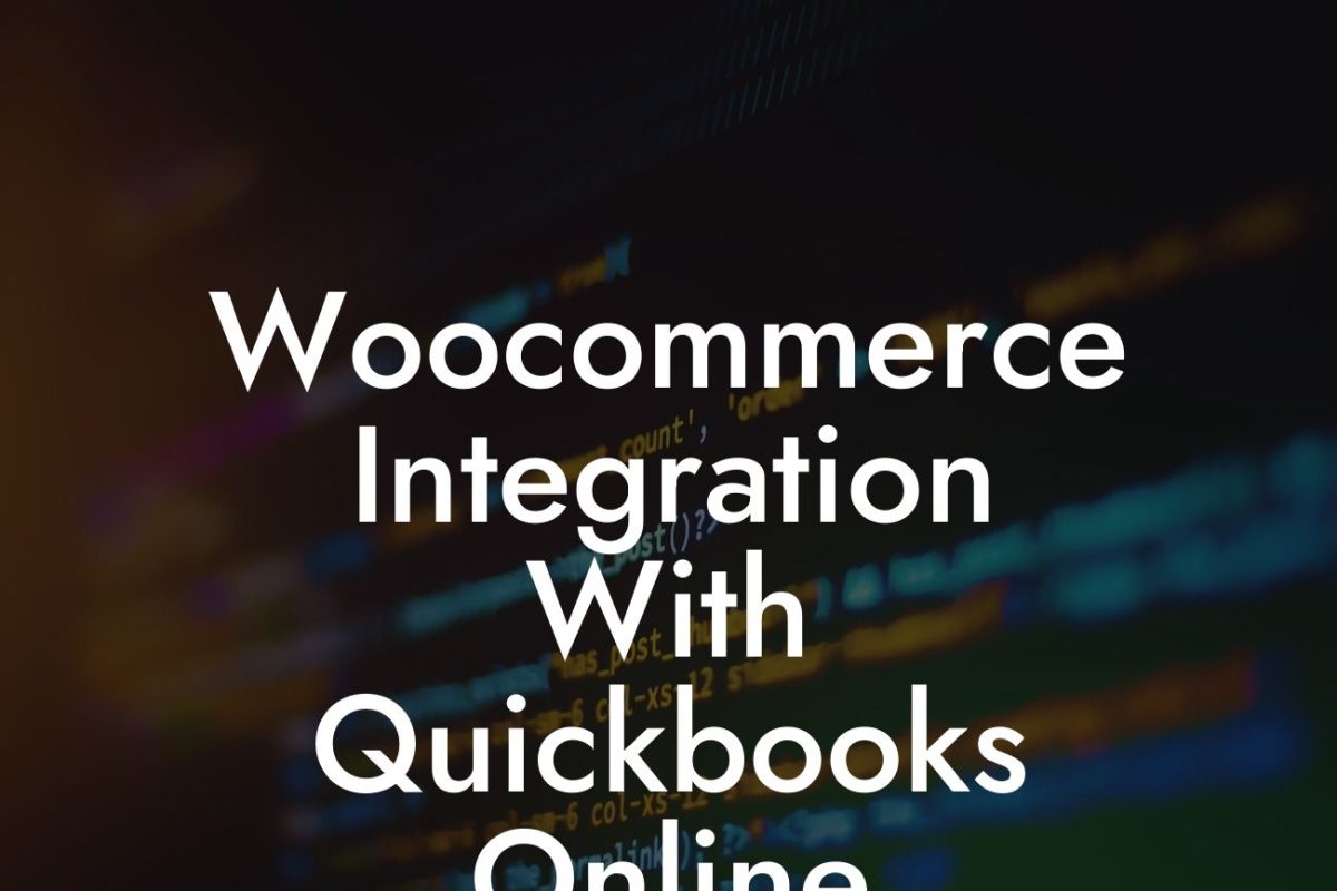 Woocommerce Integration With Quickbooks Online