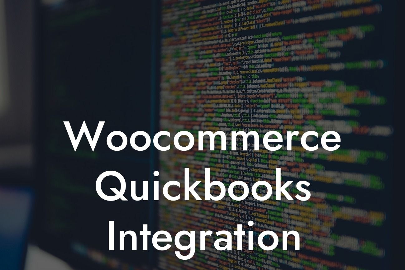 Woocommerce Quickbooks Integration