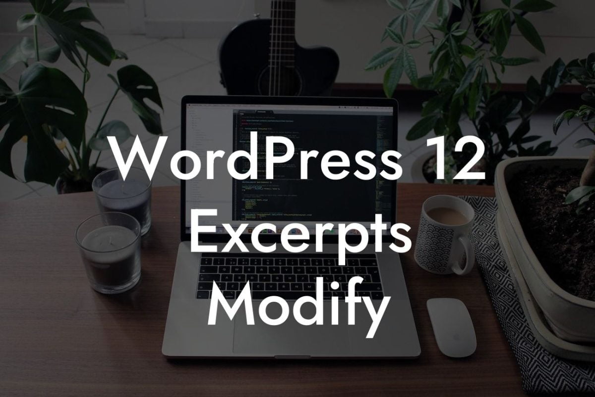 WordPress 12 Excerpts Modify