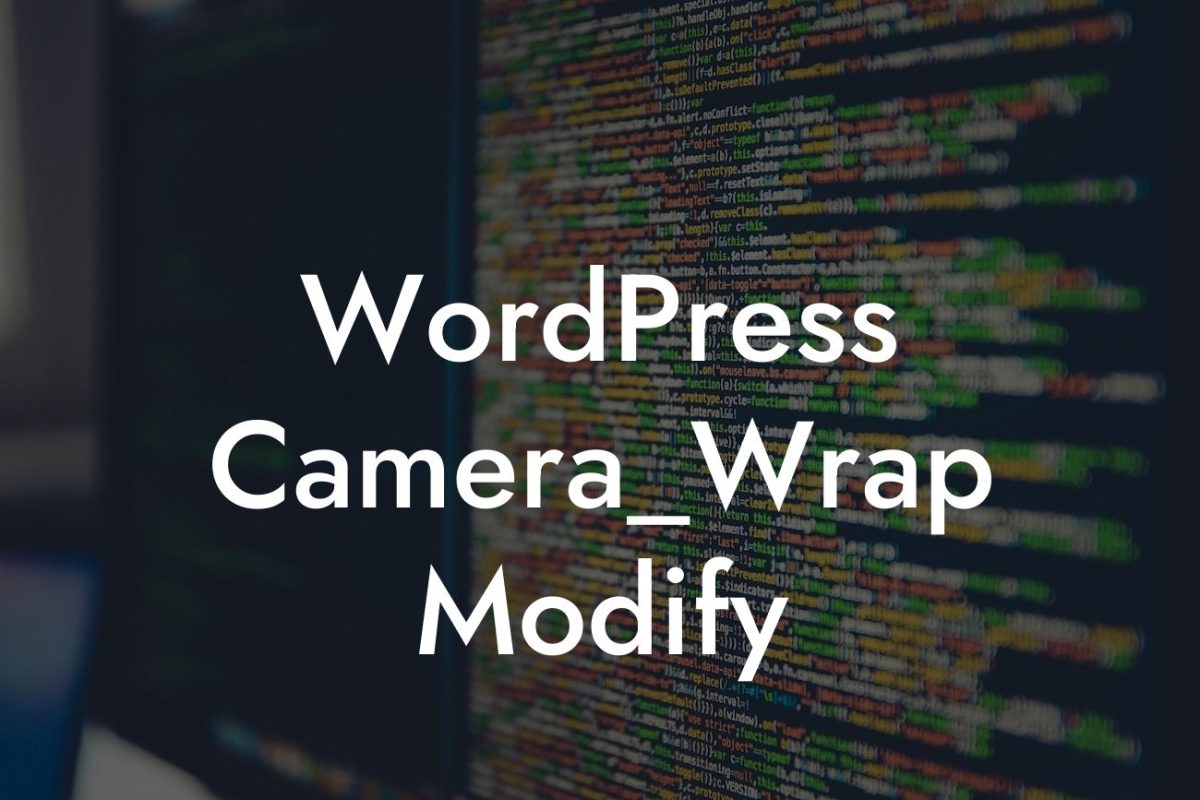 WordPress Camera_Wrap Modify