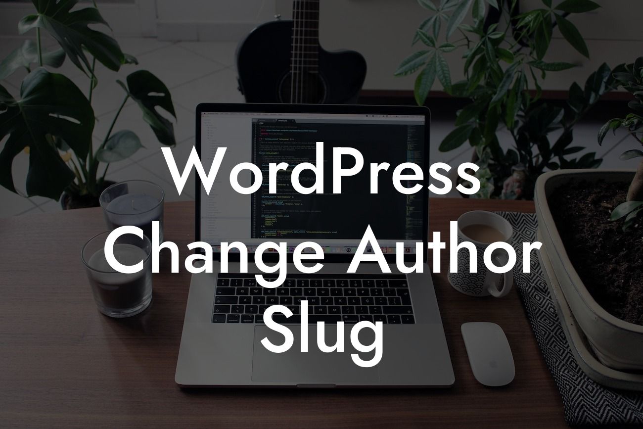 WordPress Change Author Slug