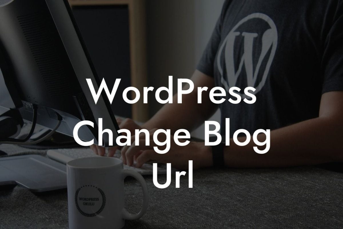 WordPress Change Blog Url