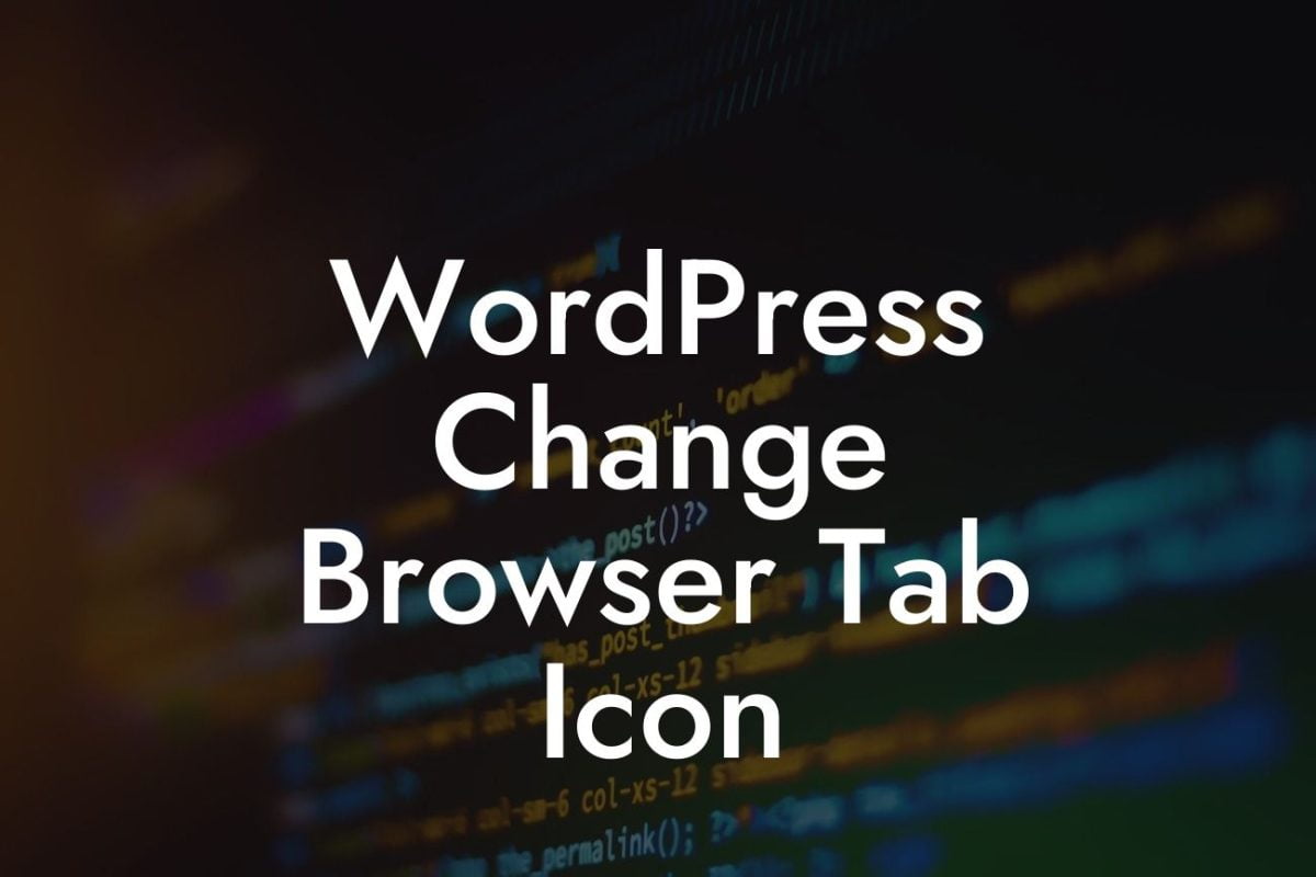 WordPress Change Browser Tab Icon