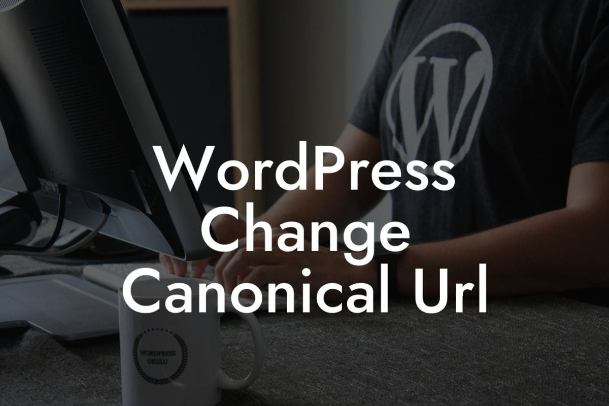 WordPress Change Canonical Url