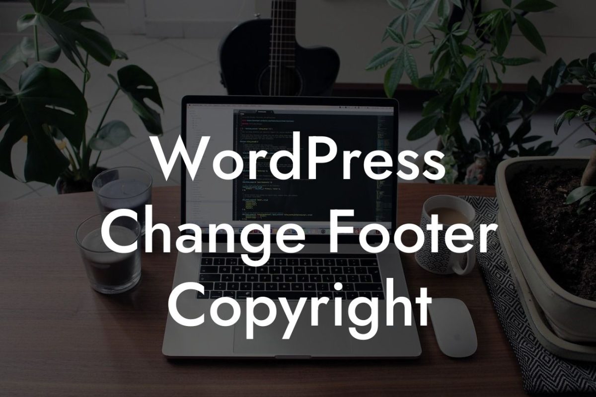 WordPress Change Footer Copyright