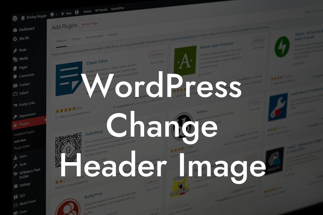 WordPress Change Header Image