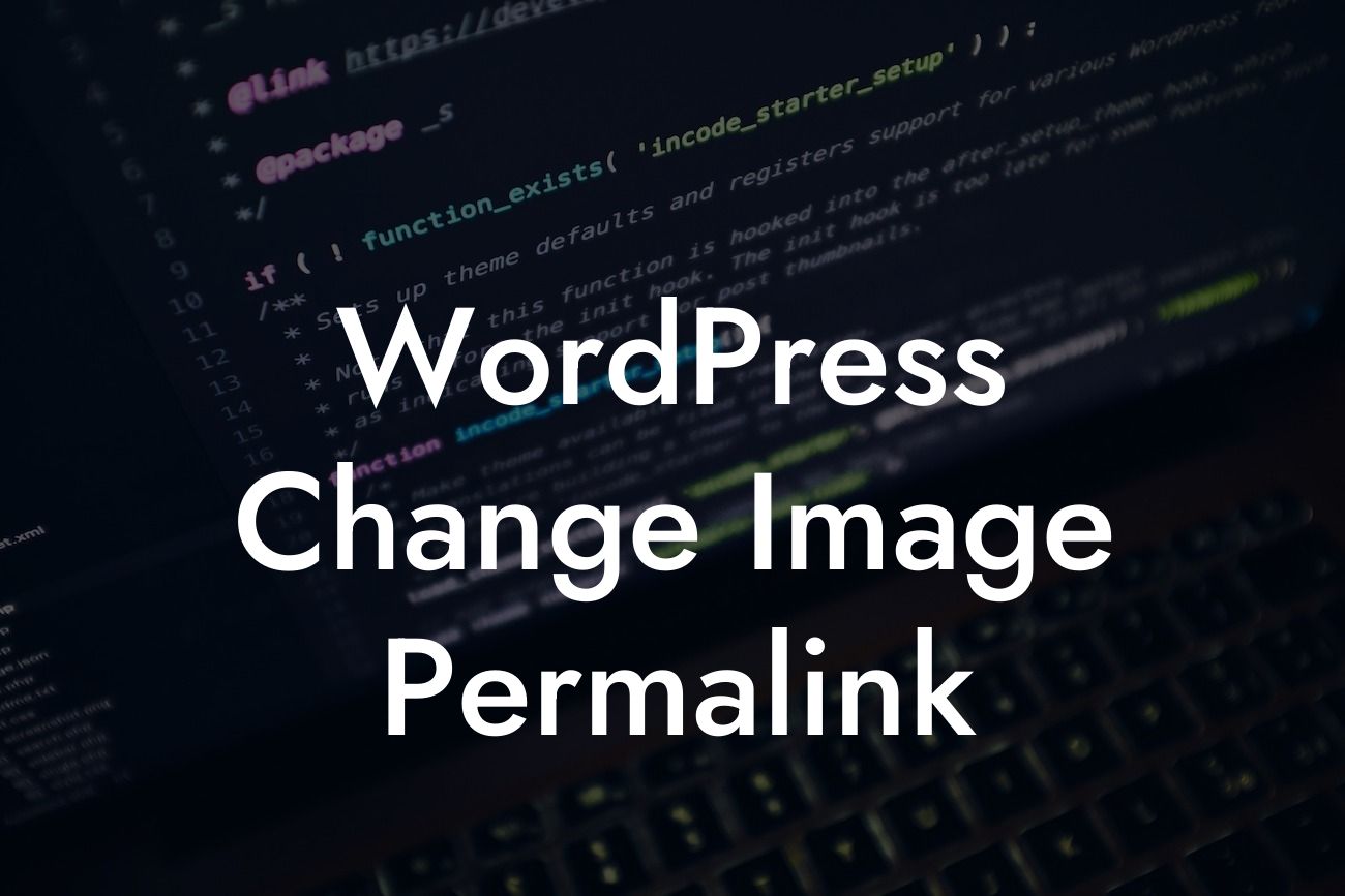 WordPress Change Image Permalink