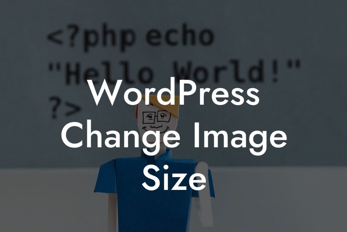 WordPress Change Image Size