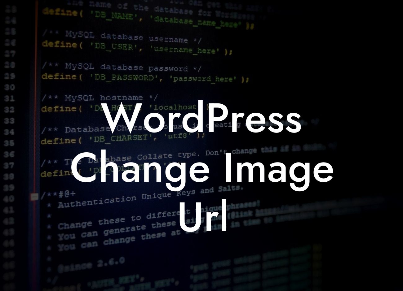 WordPress Change Image Url