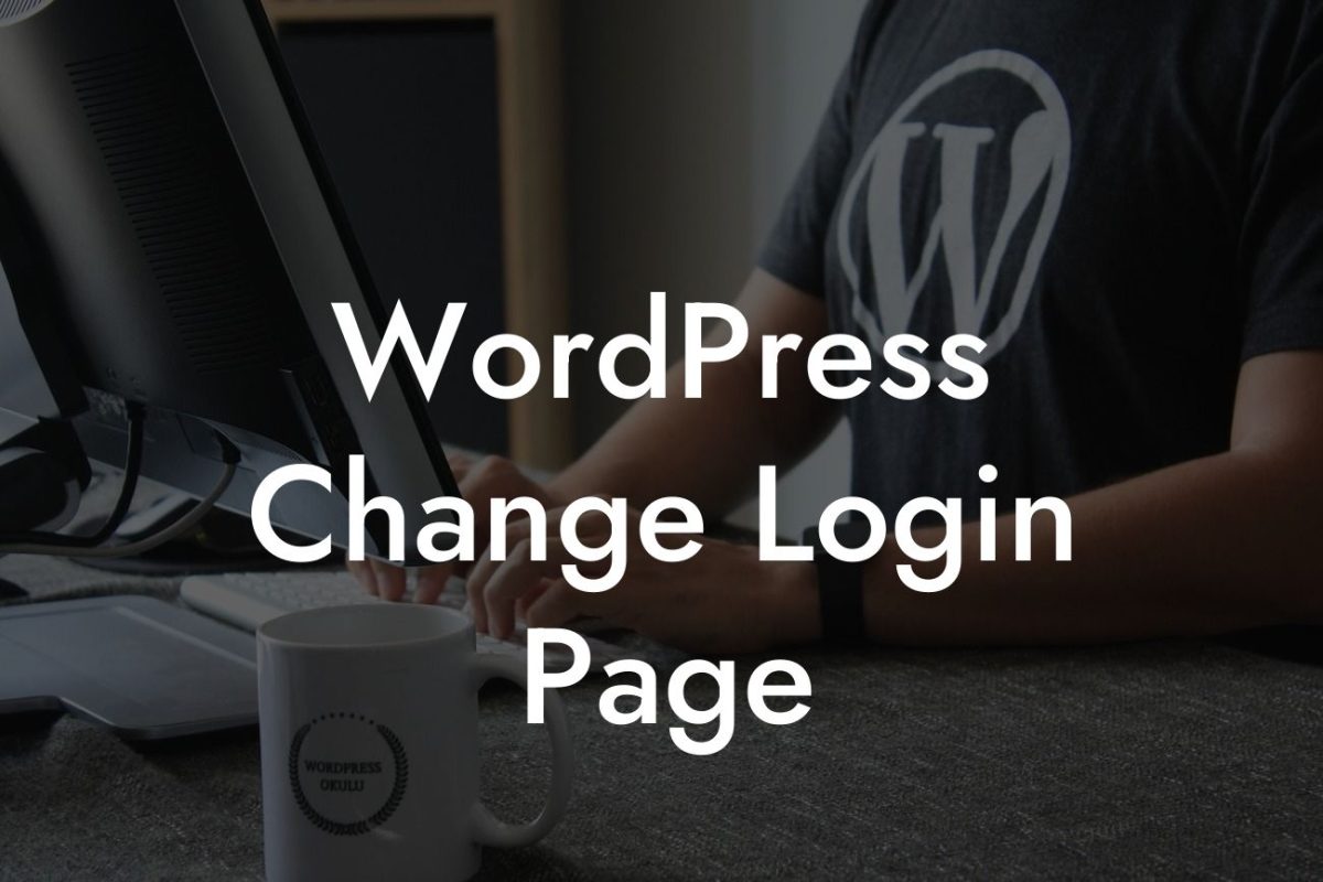 WordPress Change Login Page