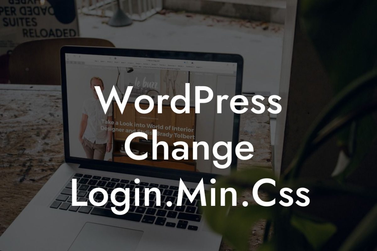 WordPress Change Login.Min.Css