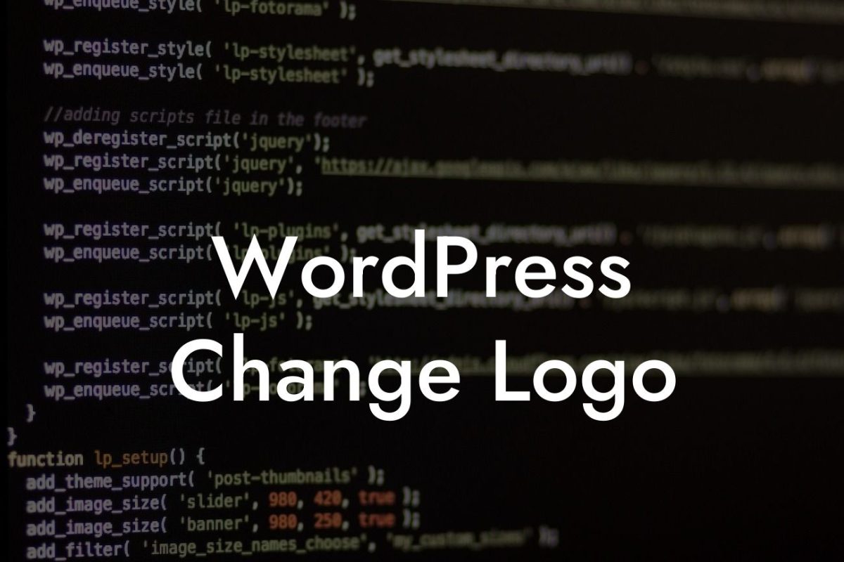 WordPress Change Logo