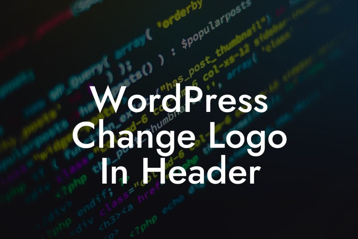 WordPress Change Logo In Header