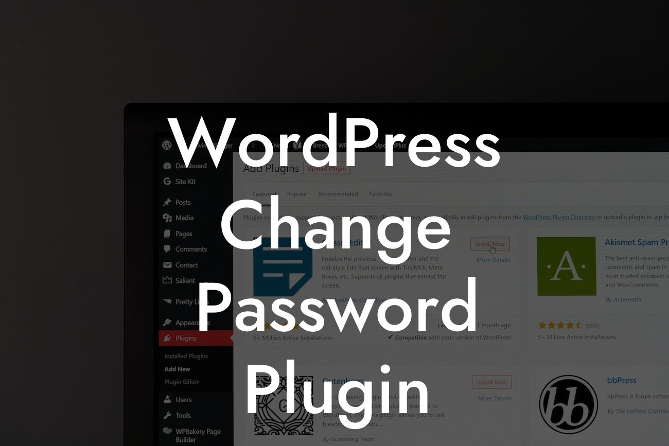 WordPress Change Password Plugin