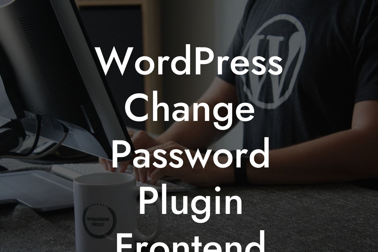 WordPress Change Password Plugin Frontend