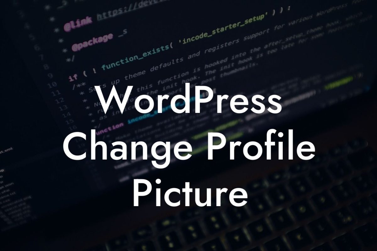 WordPress Change Profile Picture