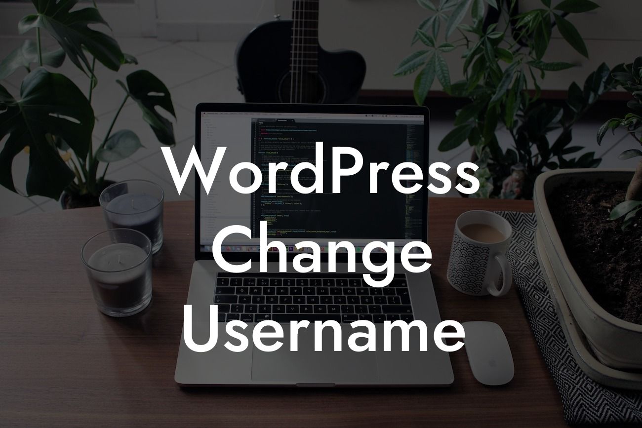 WordPress Change Username