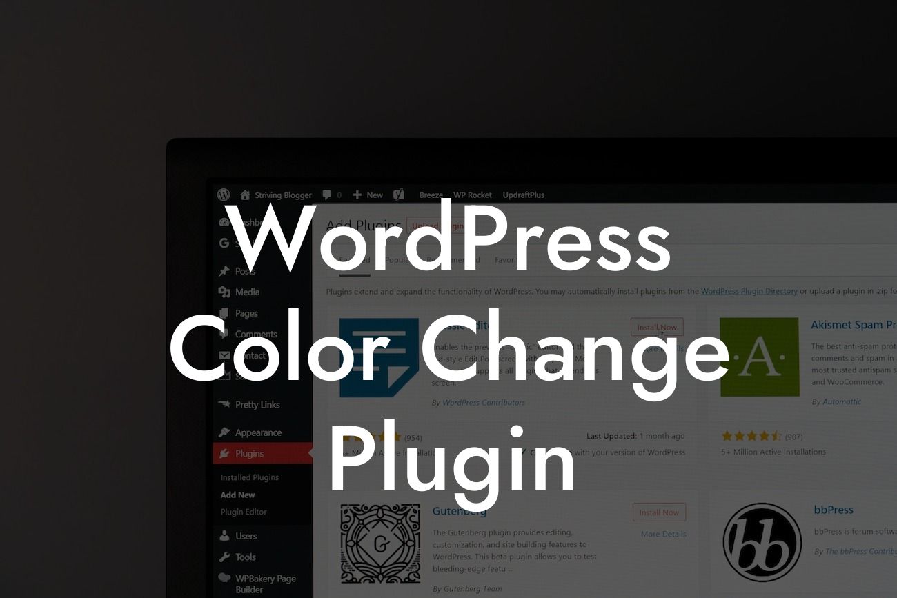 WordPress Color Change Plugin