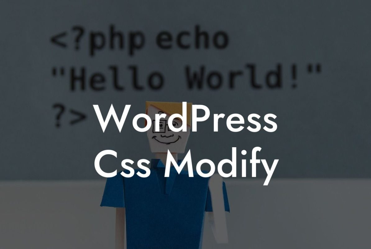 WordPress Css Modify