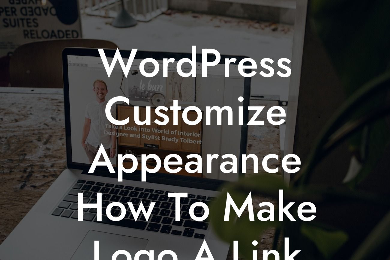 WordPress Customize Appearance How To Make Logo A Link