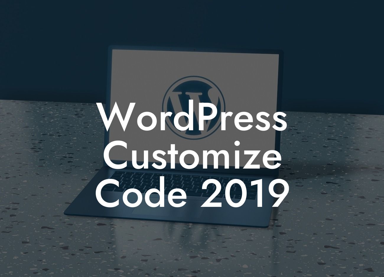 WordPress Customize Code 2019