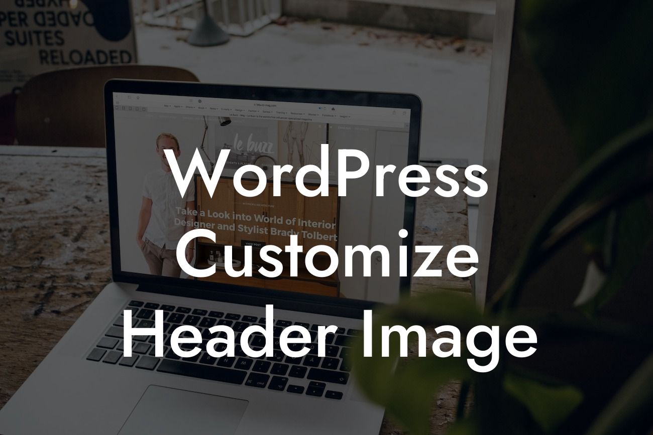 WordPress Customize Header Image