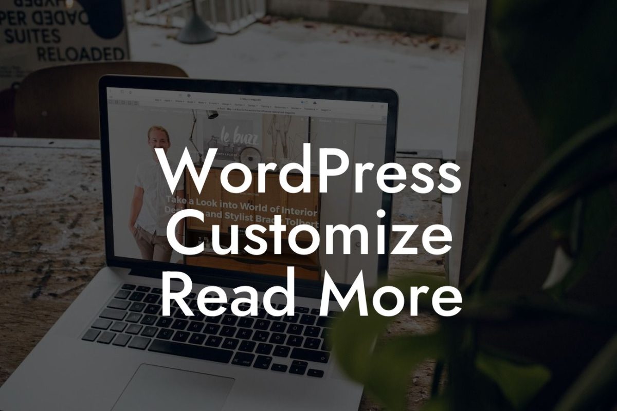 WordPress Customize Read More