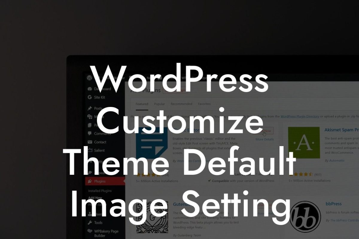 WordPress Customize Theme Default Image Setting
