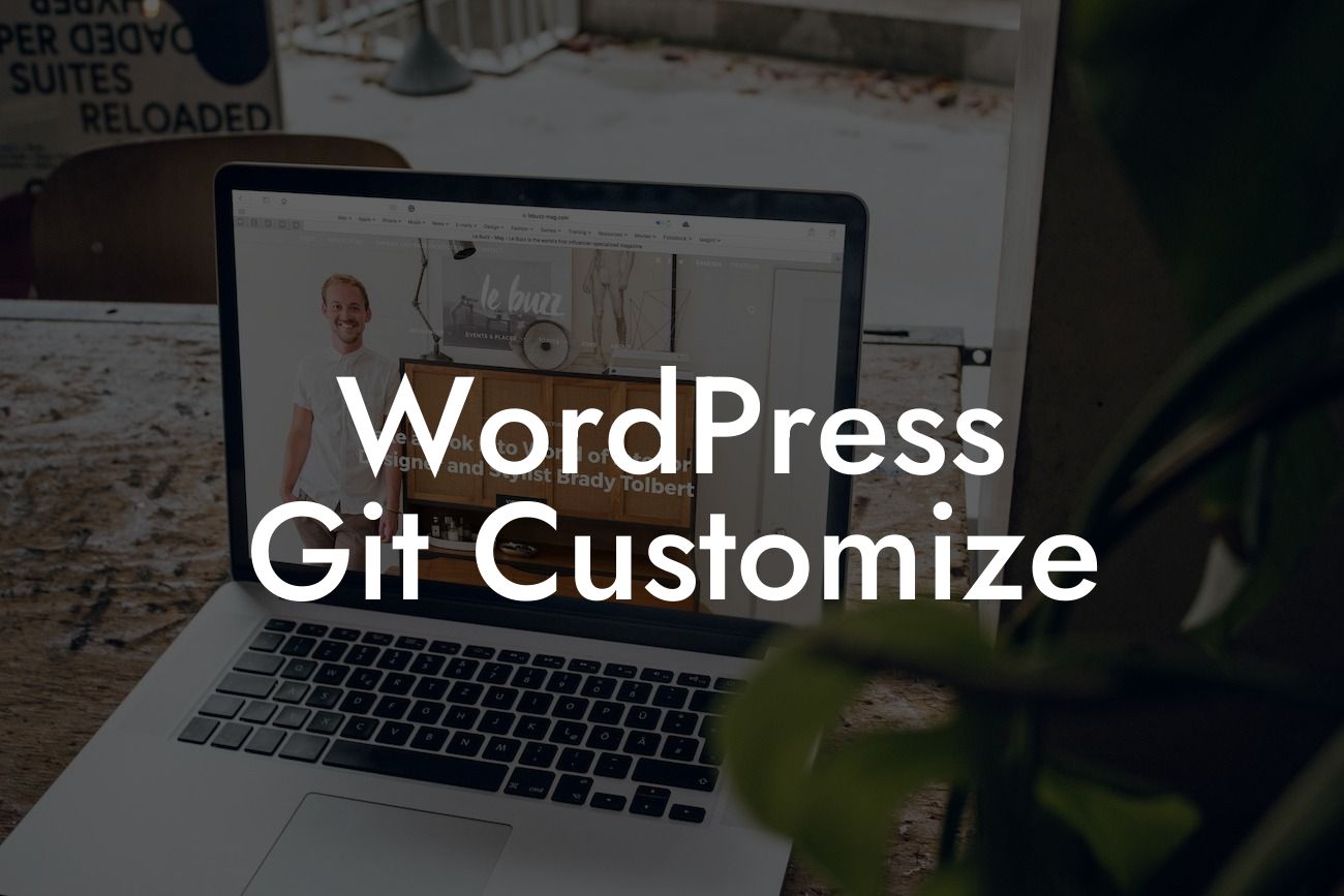 WordPress Git Customize