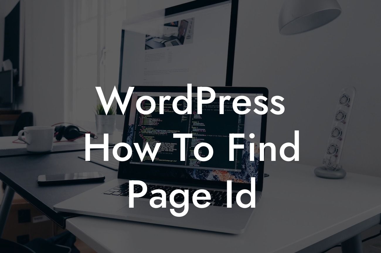 WordPress How To Find Page Id