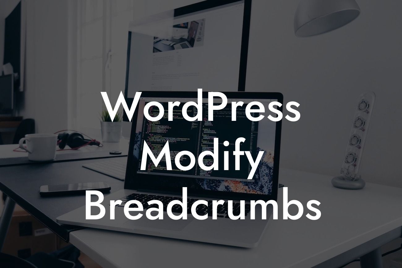 WordPress Modify Breadcrumbs