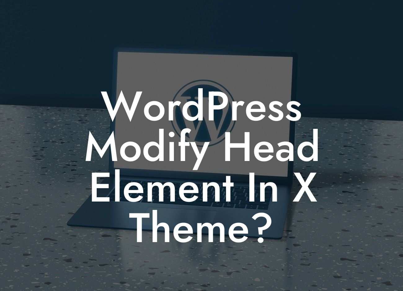 WordPress Modify Head Element In X Theme?