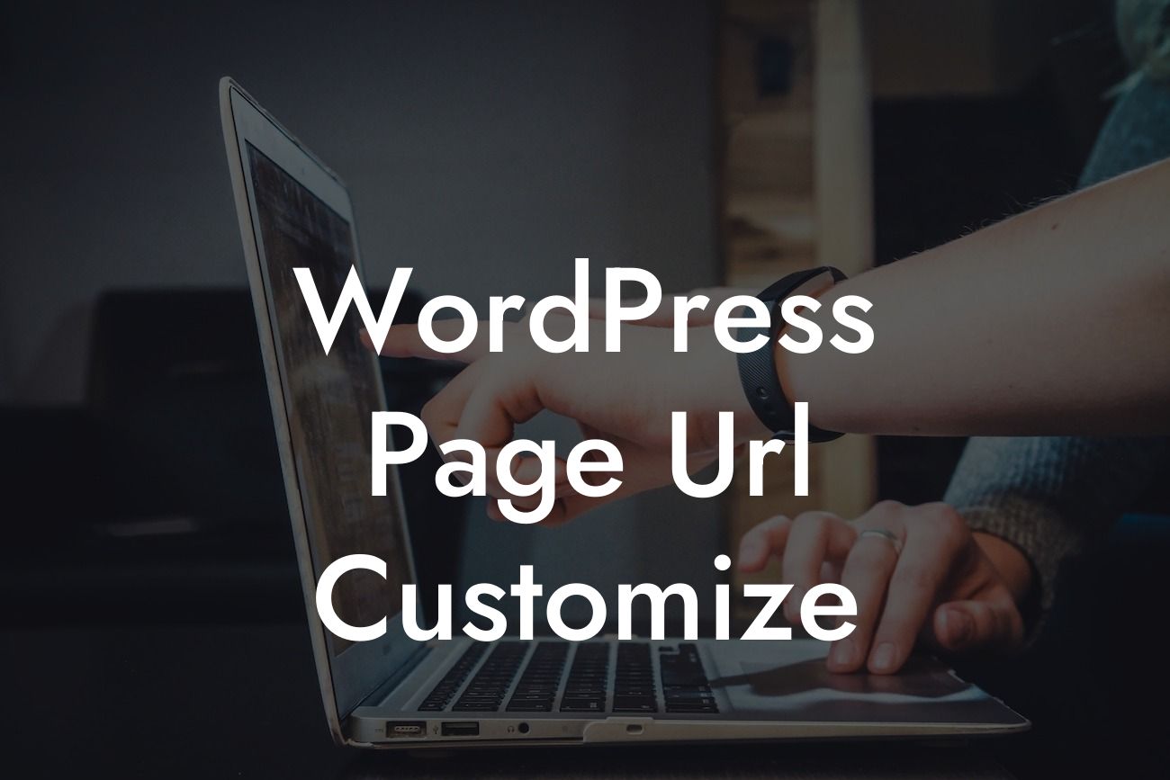 WordPress Page Url Customize