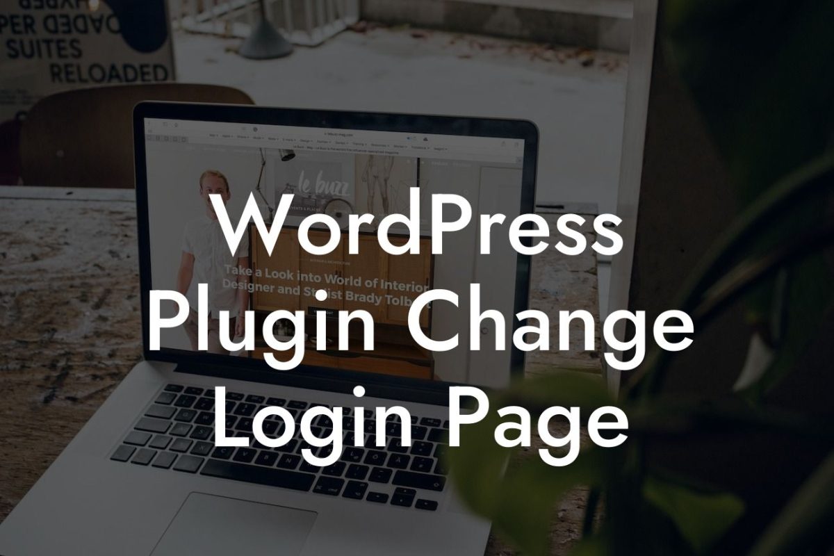 WordPress Plugin Change Login Page