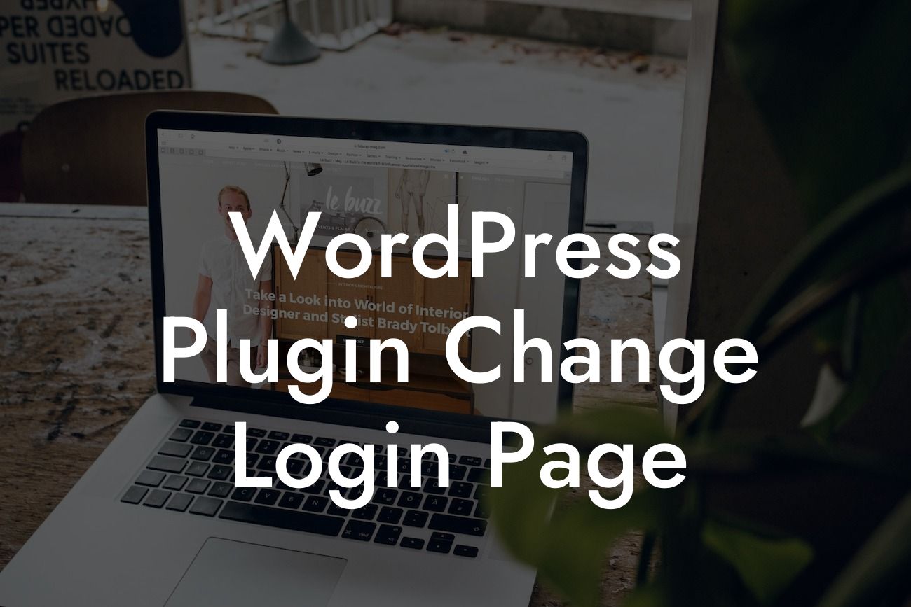 WordPress Plugin Change Login Page