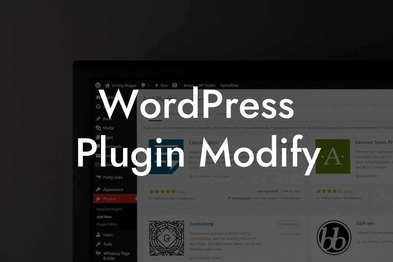 WordPress Plugin Modify เชียงใหม่